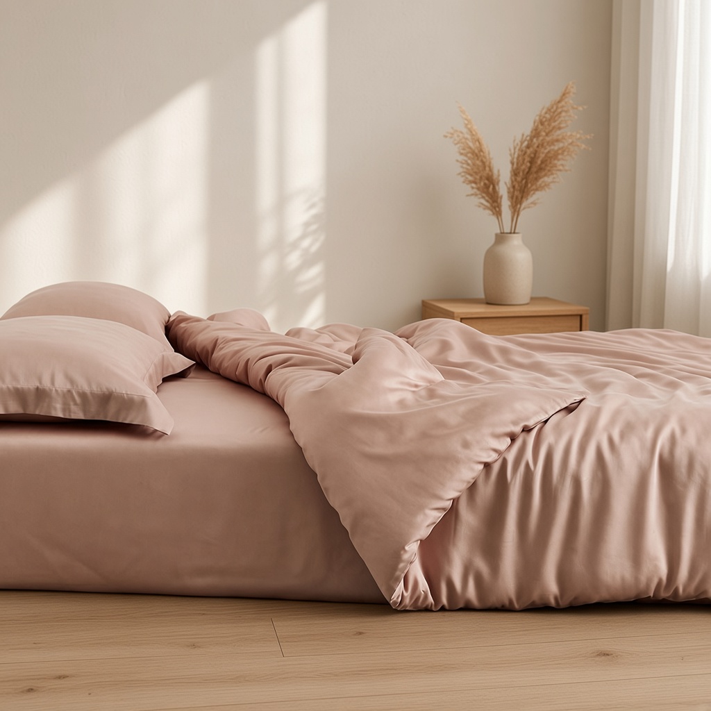 Solid Tencel Silky Bedding Set