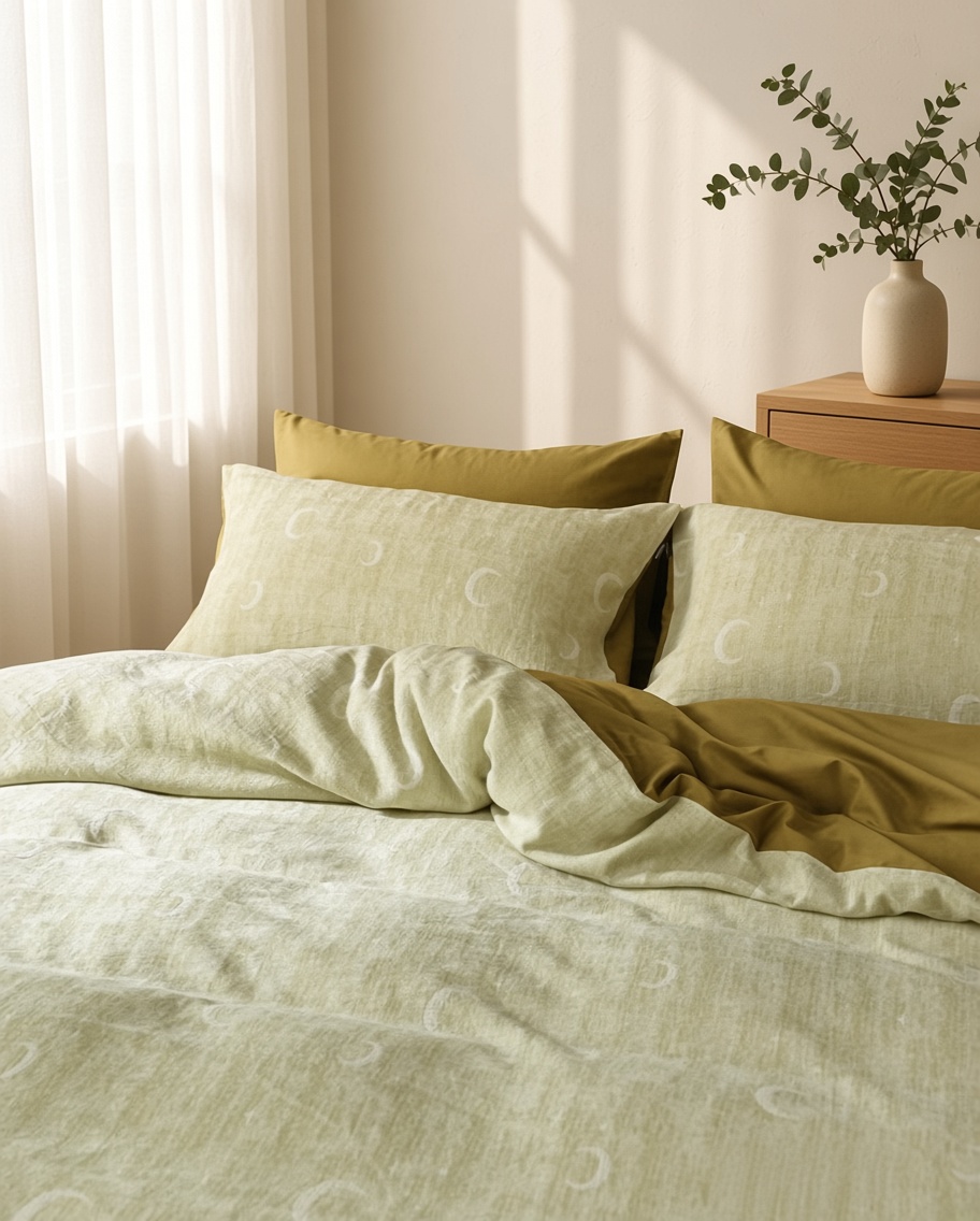 Vintage Long Staple Cotton Jacquard Silky Bedding Bundle