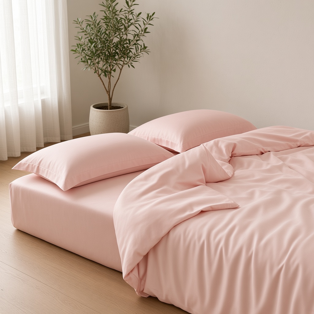Solid Tencel Silky Bedding Set