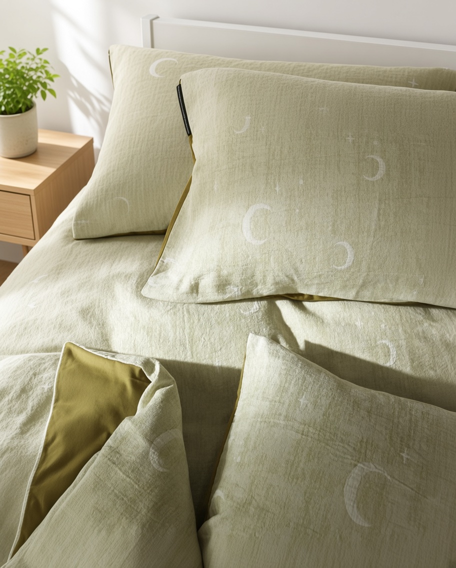 Vintage Long Staple Cotton Jacquard Silky Bedding Bundle