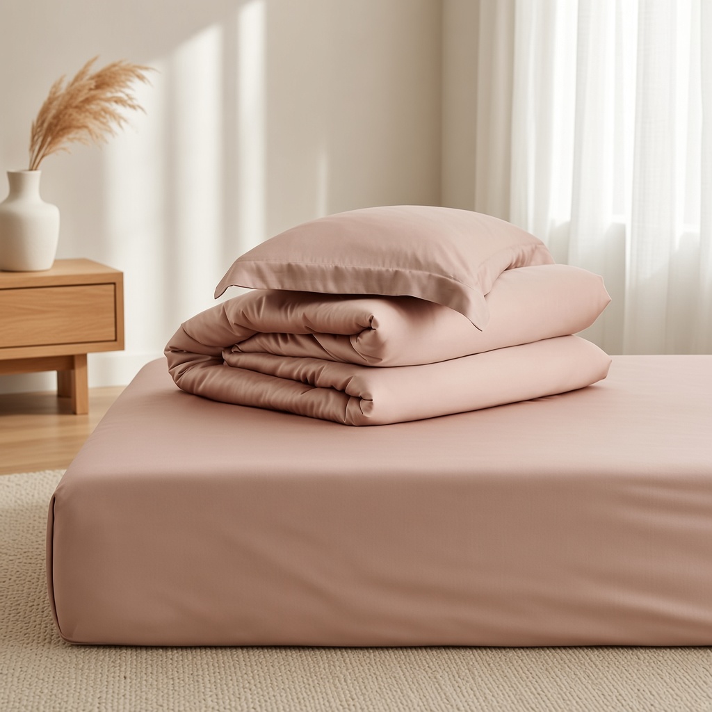 Solid Tencel Silky Bedding Set