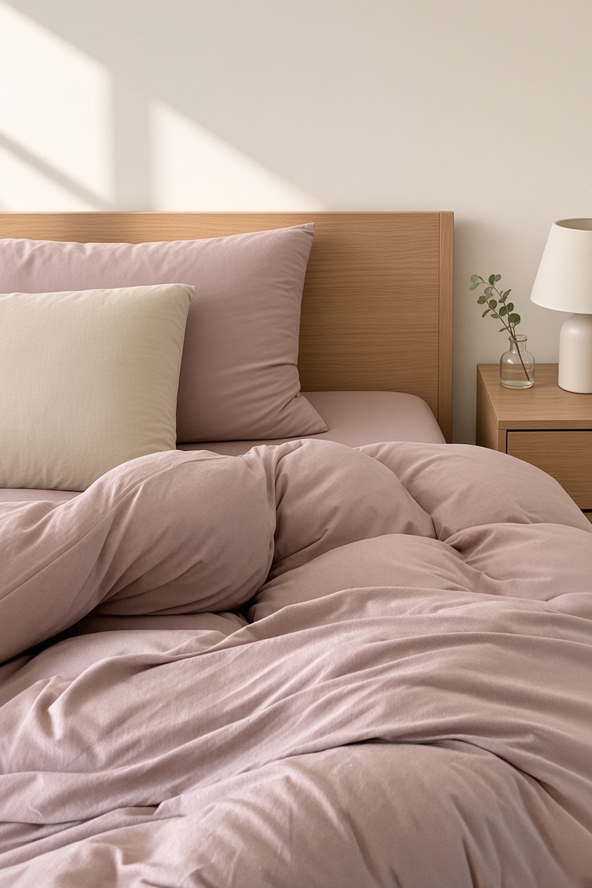 Warm Tone Jersey Knit Bedding Set