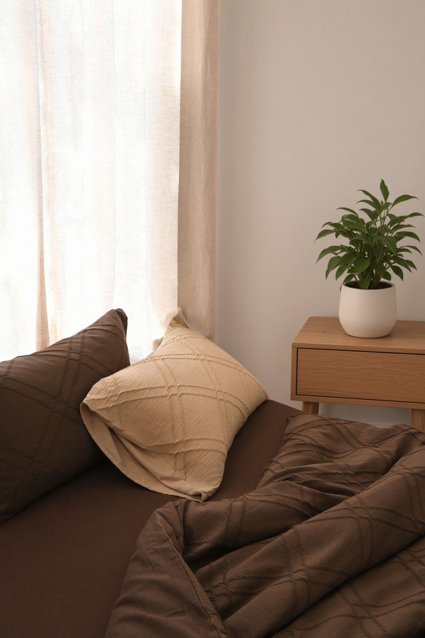 Minimalist Geometric Cotton Jacquard Bedding Set