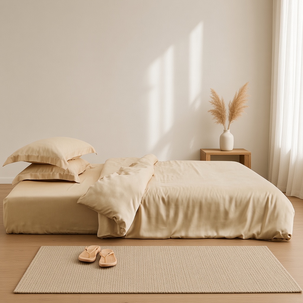 Solid Tencel Silky Bedding Set