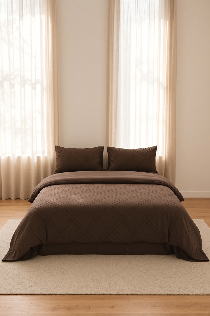 Minimalist Geometric Cotton Jacquard Bedding Set