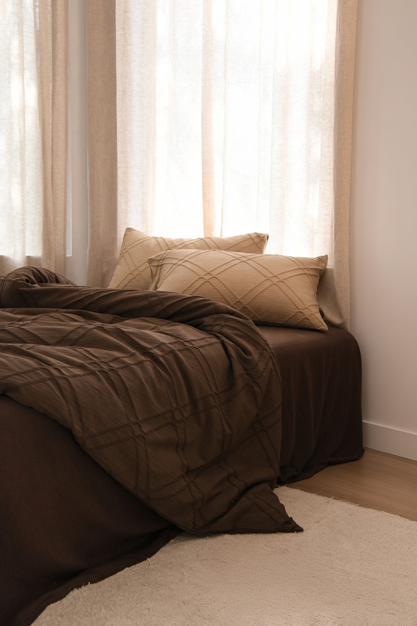 Minimalist Geometric Cotton Jacquard Bedding Set