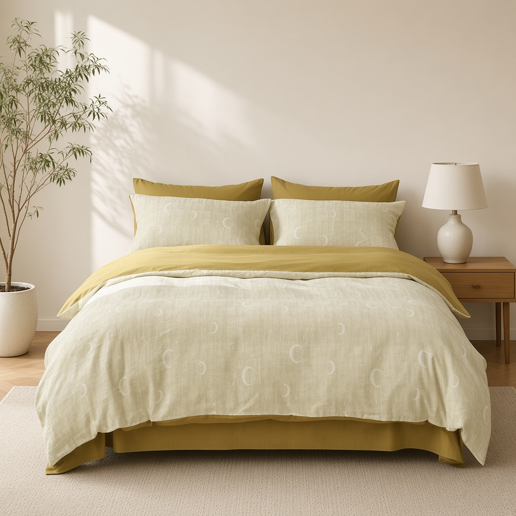 Vintage Long Staple Cotton Jacquard Silky Bedding Bundle