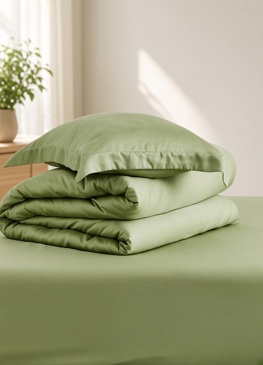 Solid Tencel Silky Bedding Set