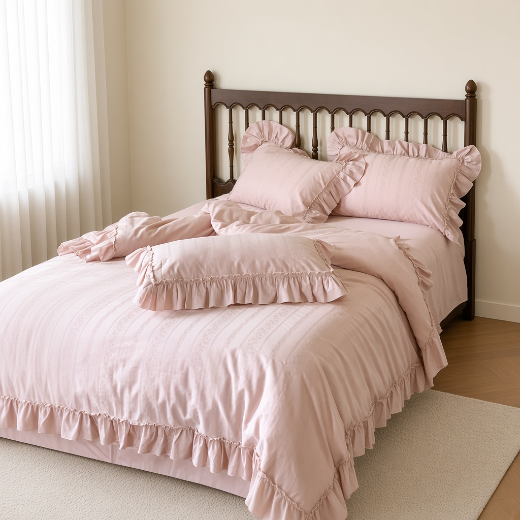Floral Ruffle Bedding Bundle