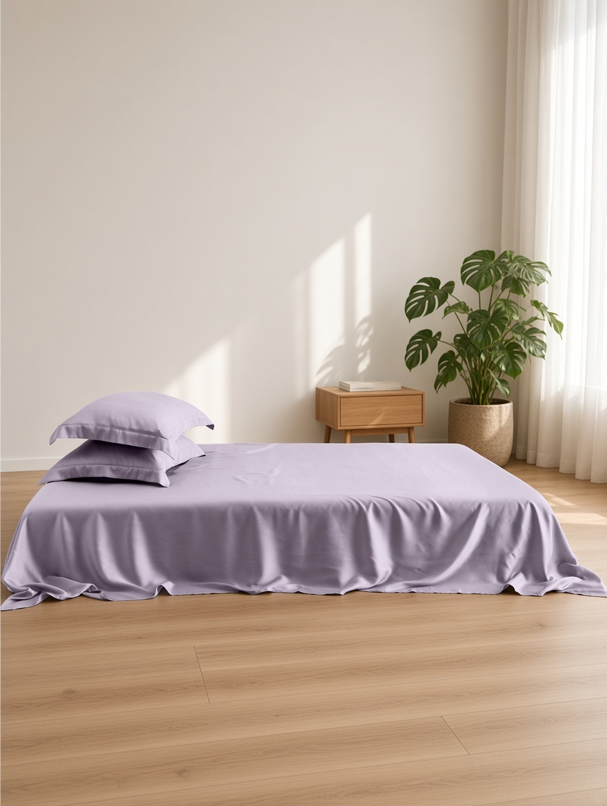 Solid Tencel Silky Bedding Set