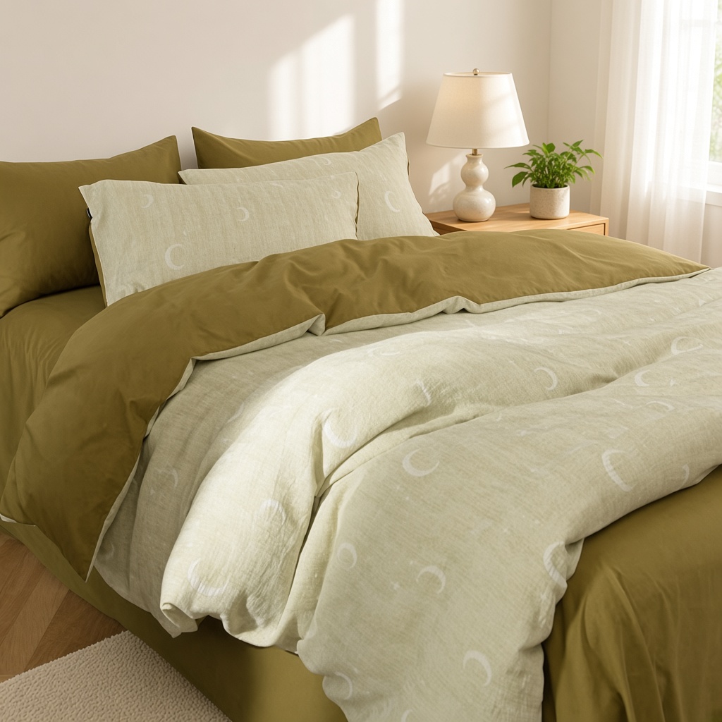 Vintage Long Staple Cotton Jacquard Silky Bedding Bundle