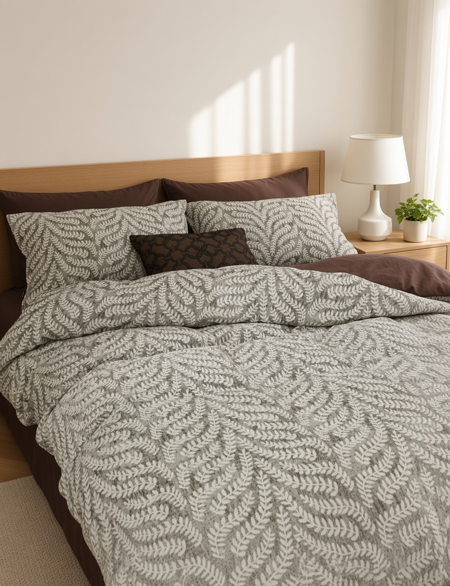 Vintage Long Staple Cotton Jacquard Silky Bedding Bundle