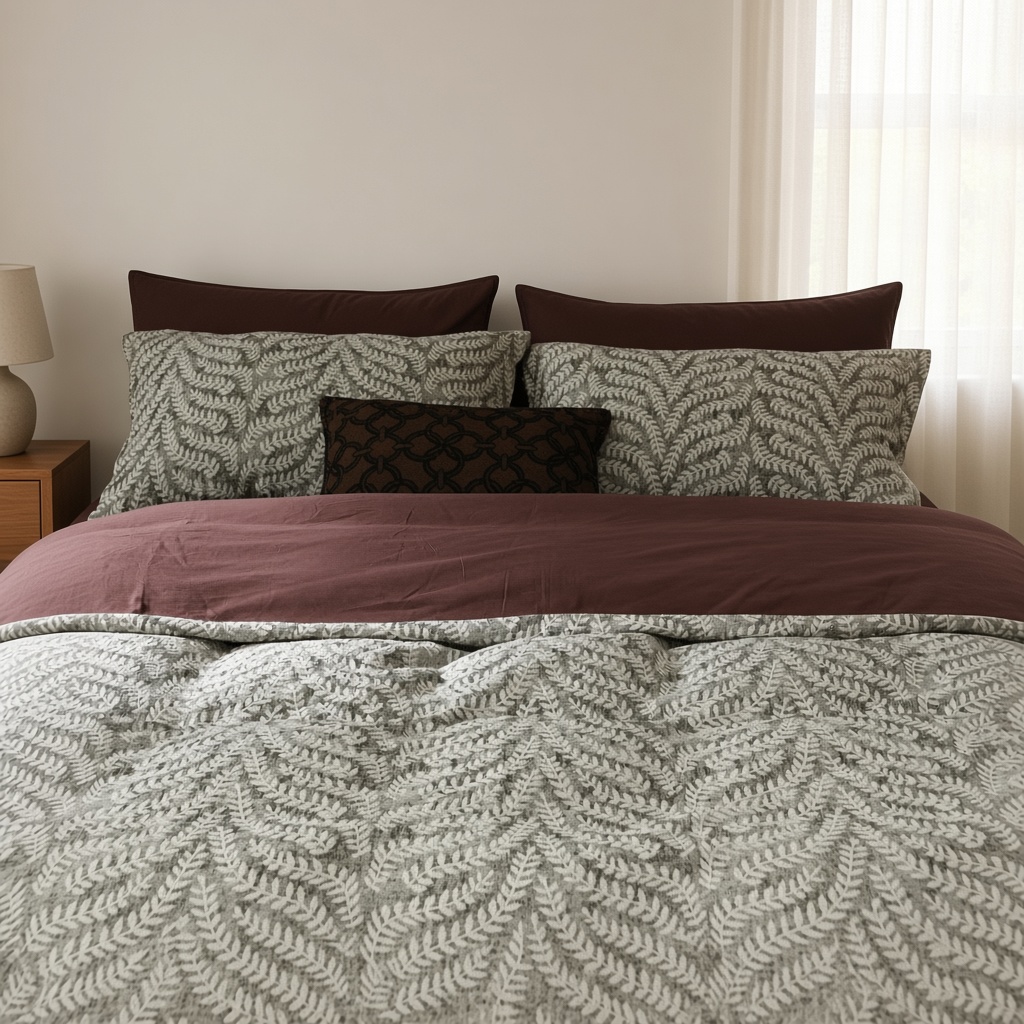 Vintage Long Staple Cotton Jacquard Silky Bedding Bundle