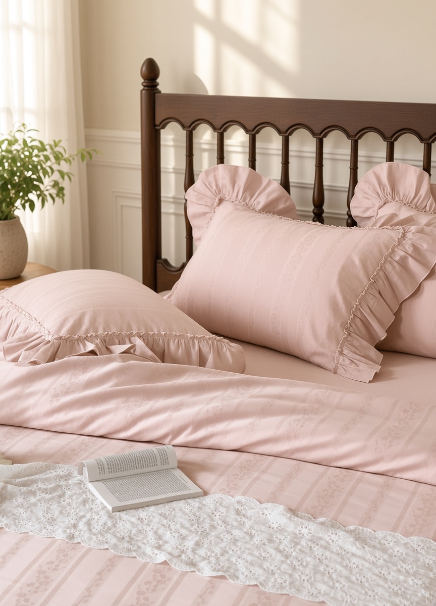 Floral Ruffle Bedding Bundle