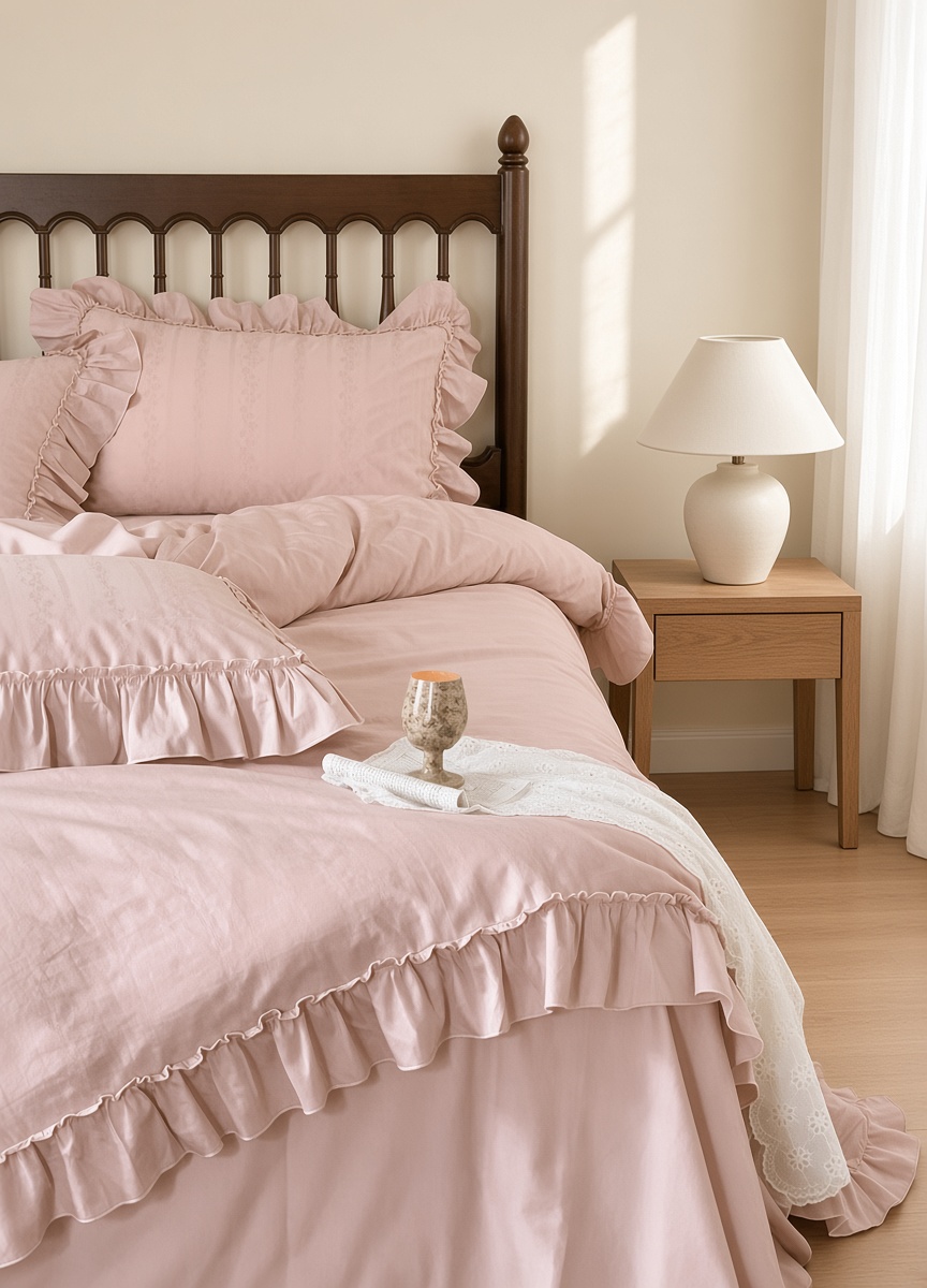 Floral Ruffle Bedding Bundle