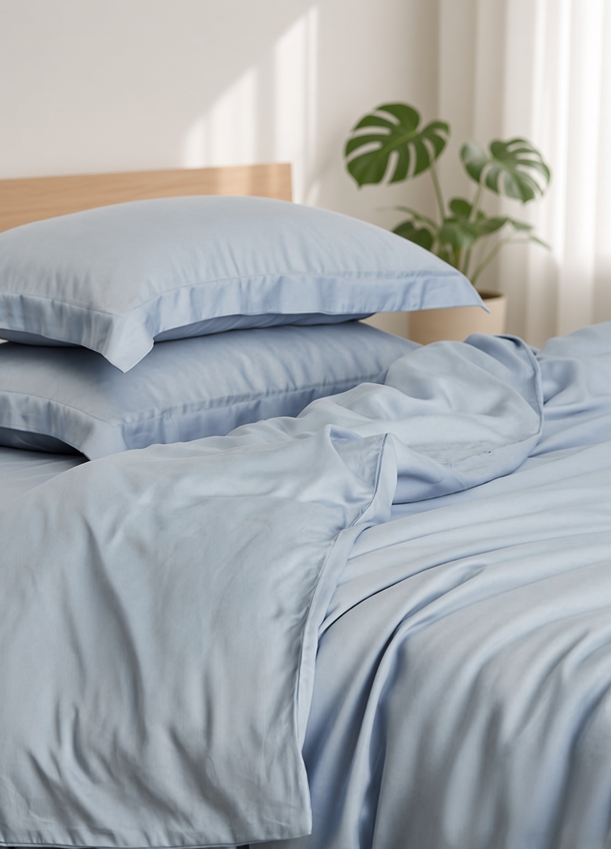 Solid Tencel Silky Bedding Set