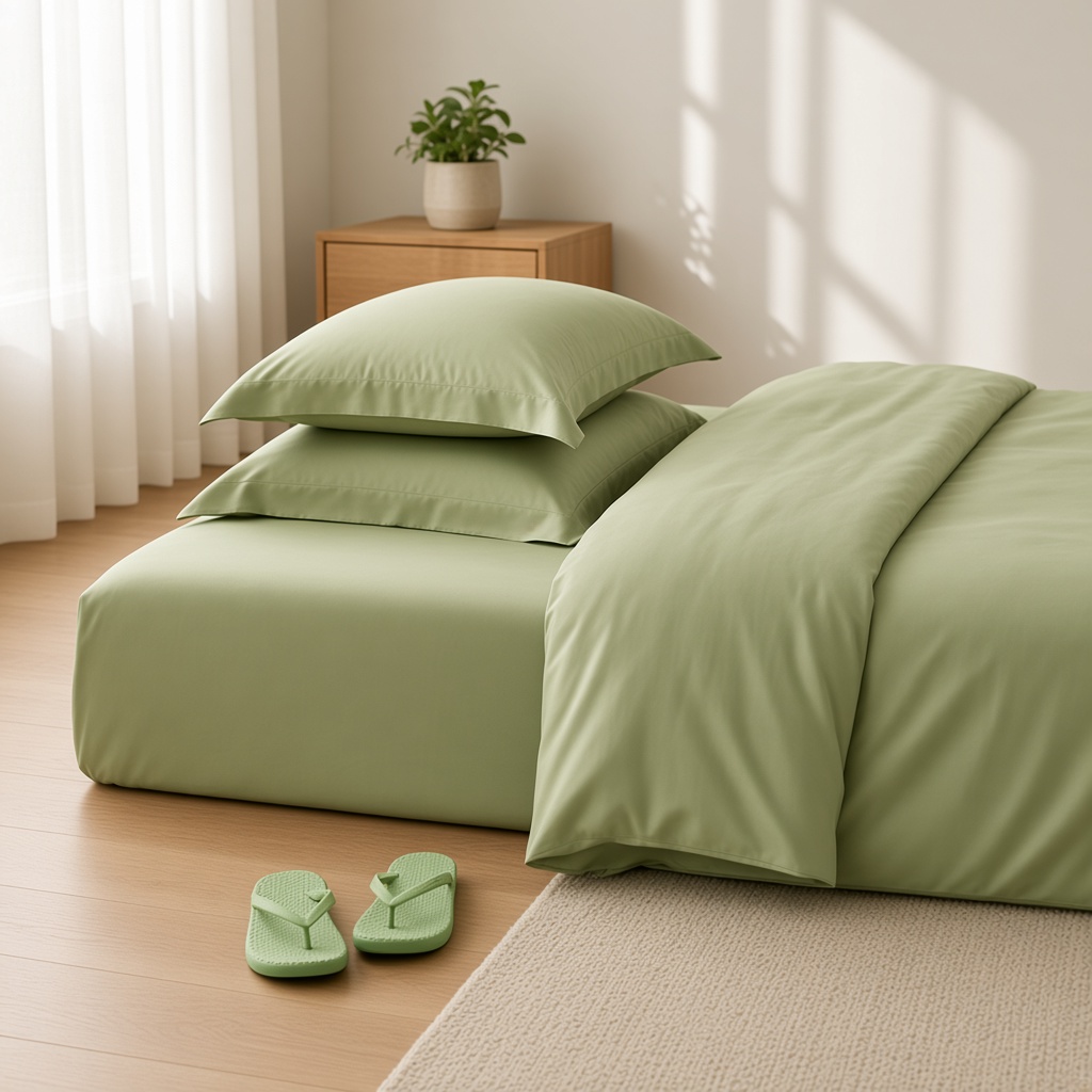 Solid Tencel Silky Bedding Set