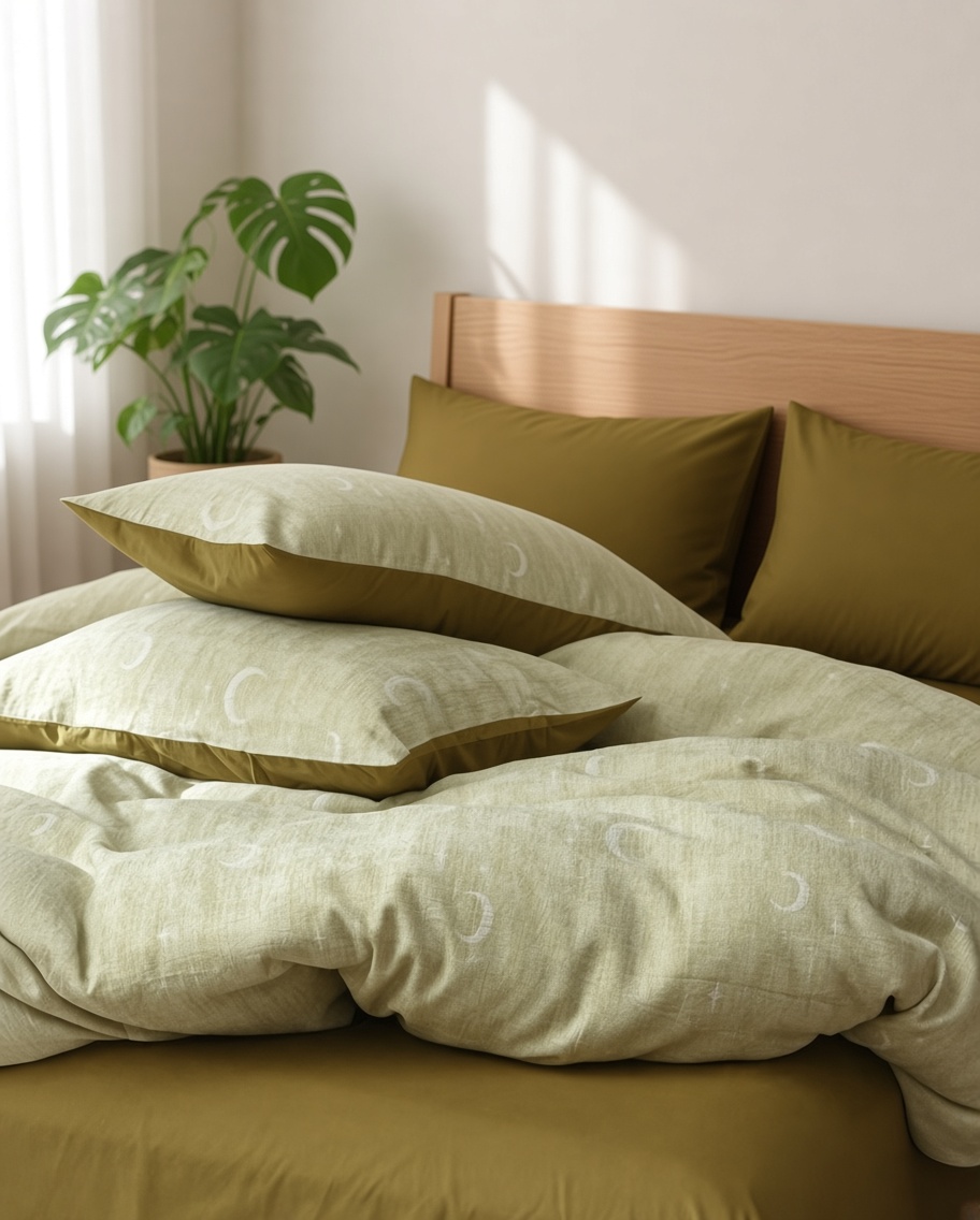 Vintage Long Staple Cotton Jacquard Silky Bedding Bundle