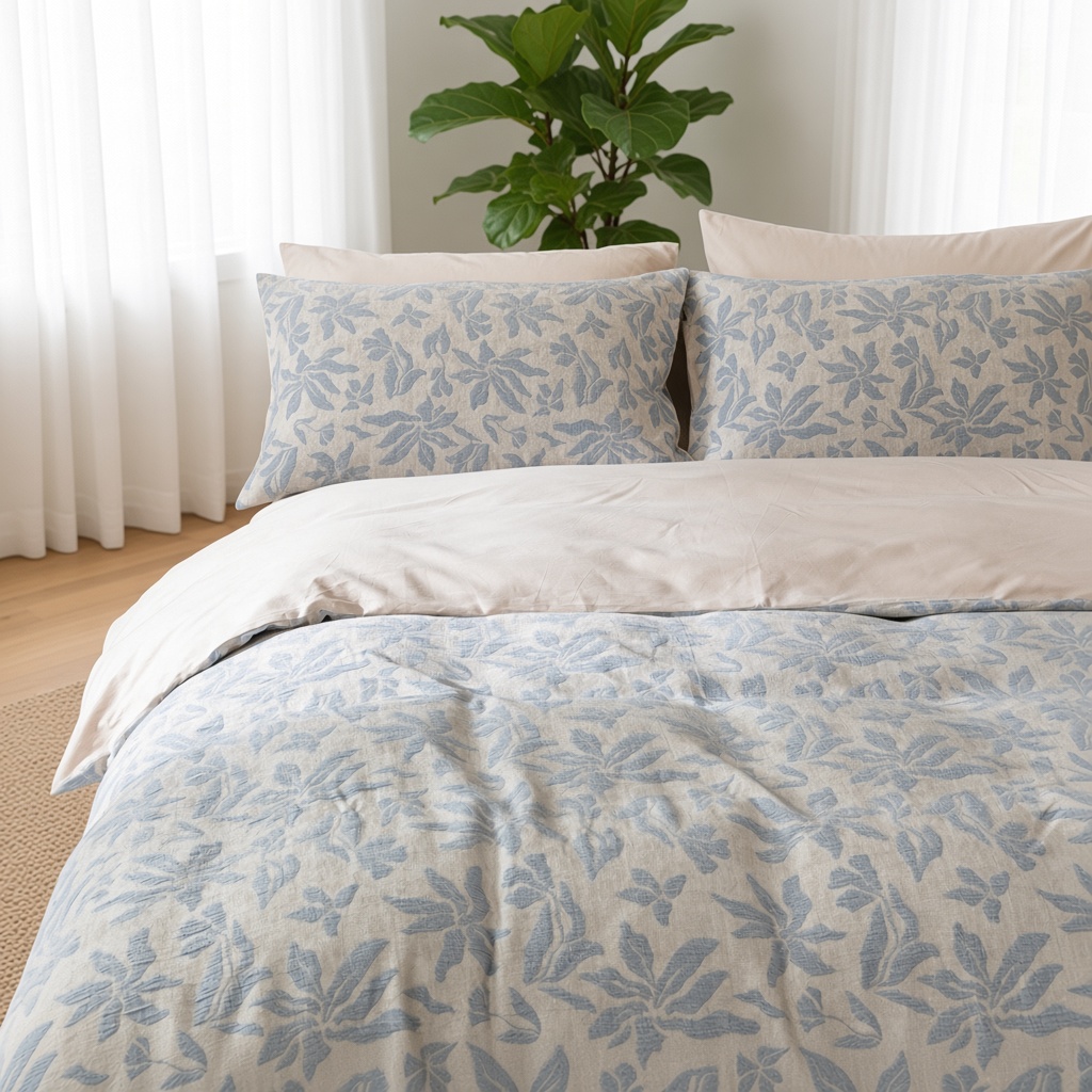 Vintage Long Staple Cotton Jacquard Silky Bedding Bundle