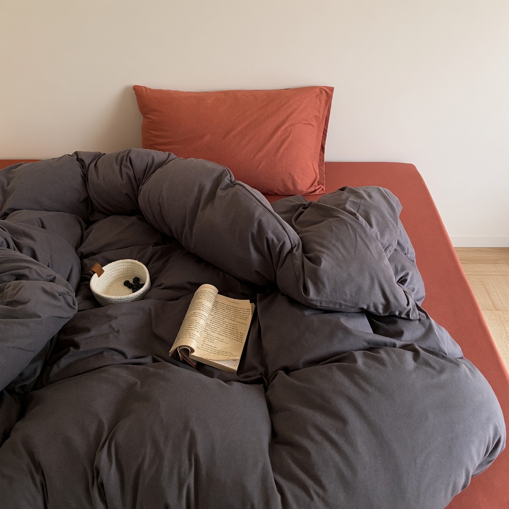 Warm Tone Jersey Knit Bedding Set