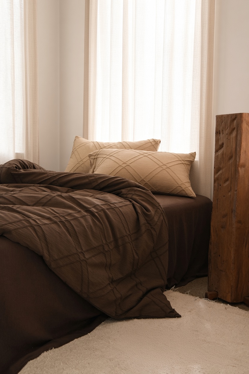 Geometric Cotton Jacquard Breathable Bedding Set