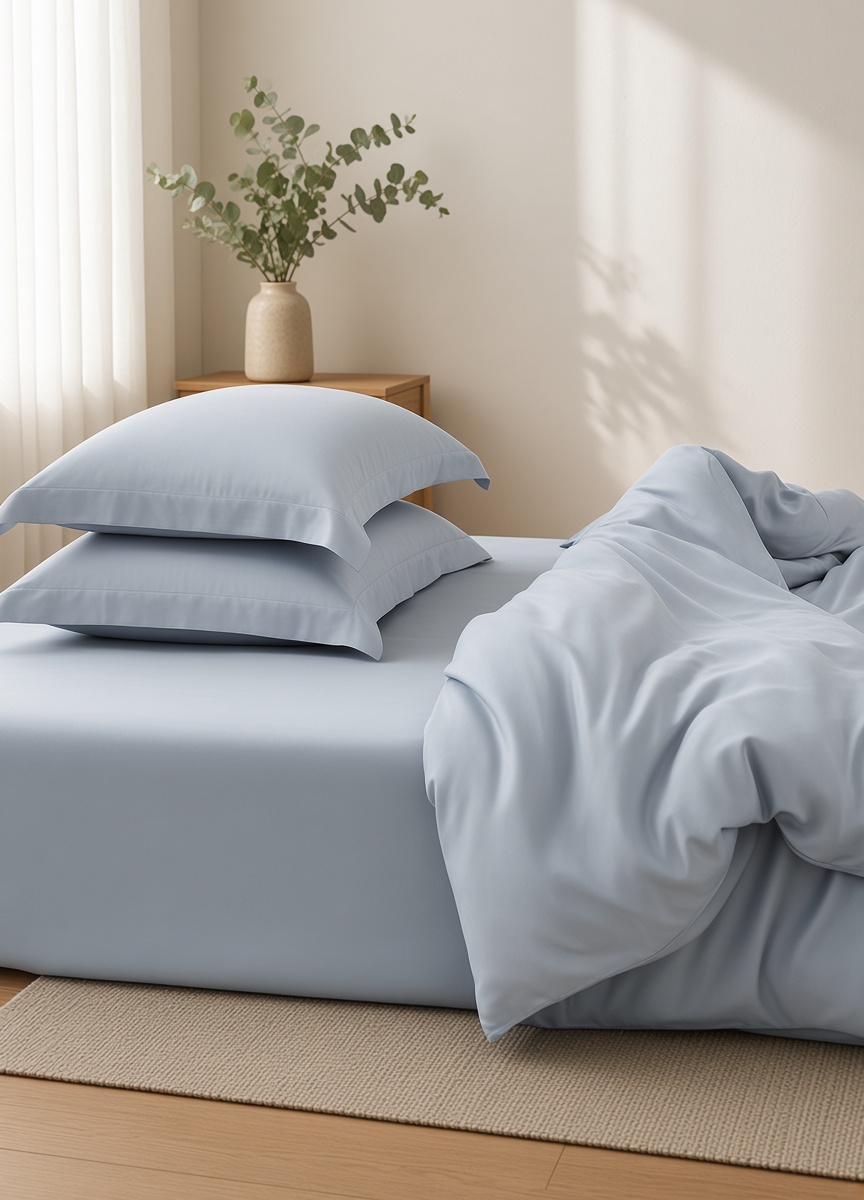 Solid Tencel Silky Bedding Set