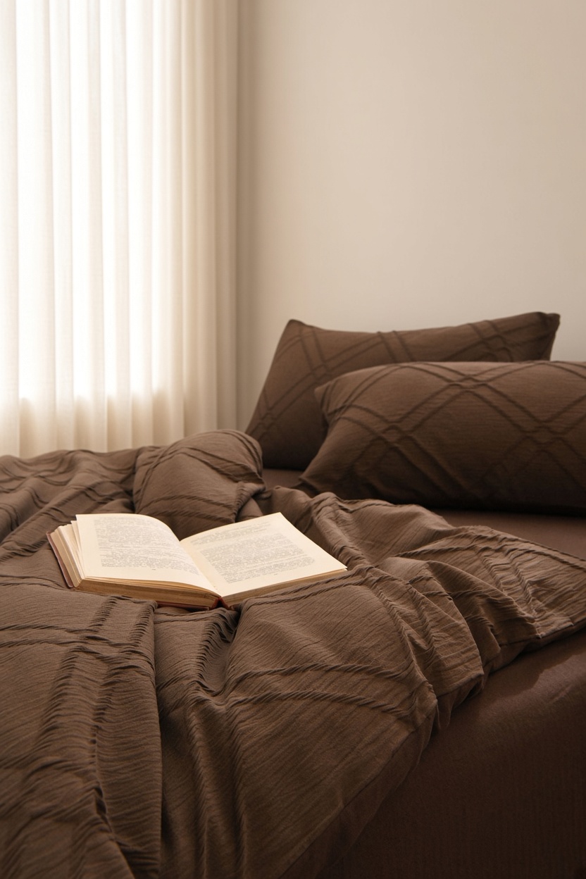 Minimalist Geometric Cotton Jacquard Bedding Set