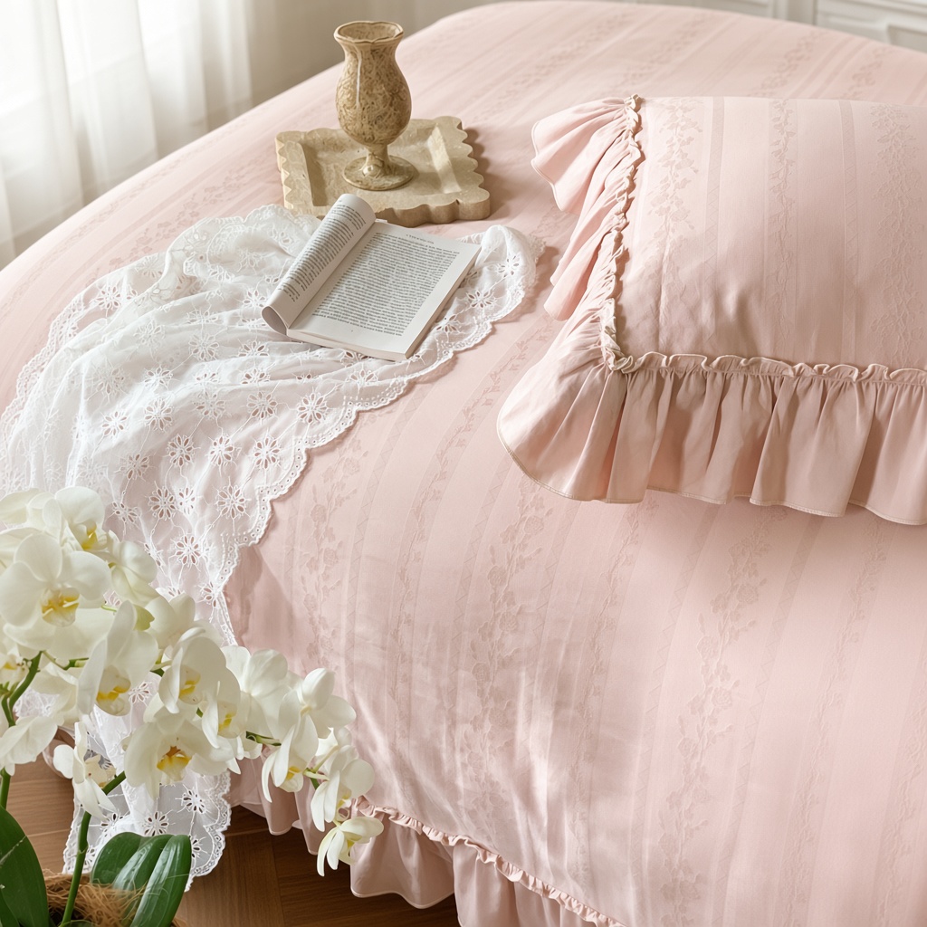 Floral Ruffle Bedding Bundle