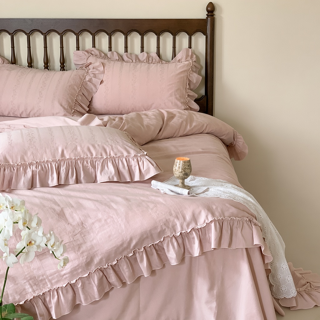 Floral Ruffle Bedding Bundle