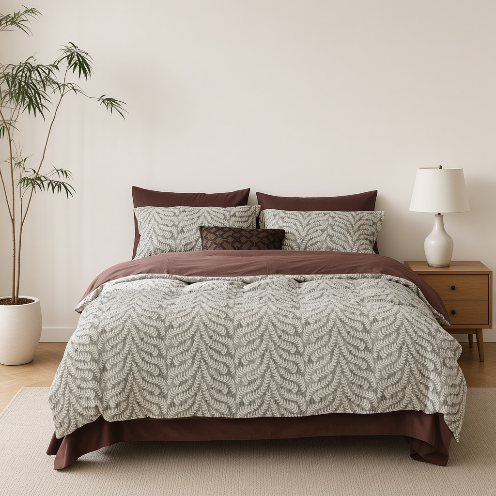 Vintage Long Staple Cotton Jacquard Silky Bedding Bundle