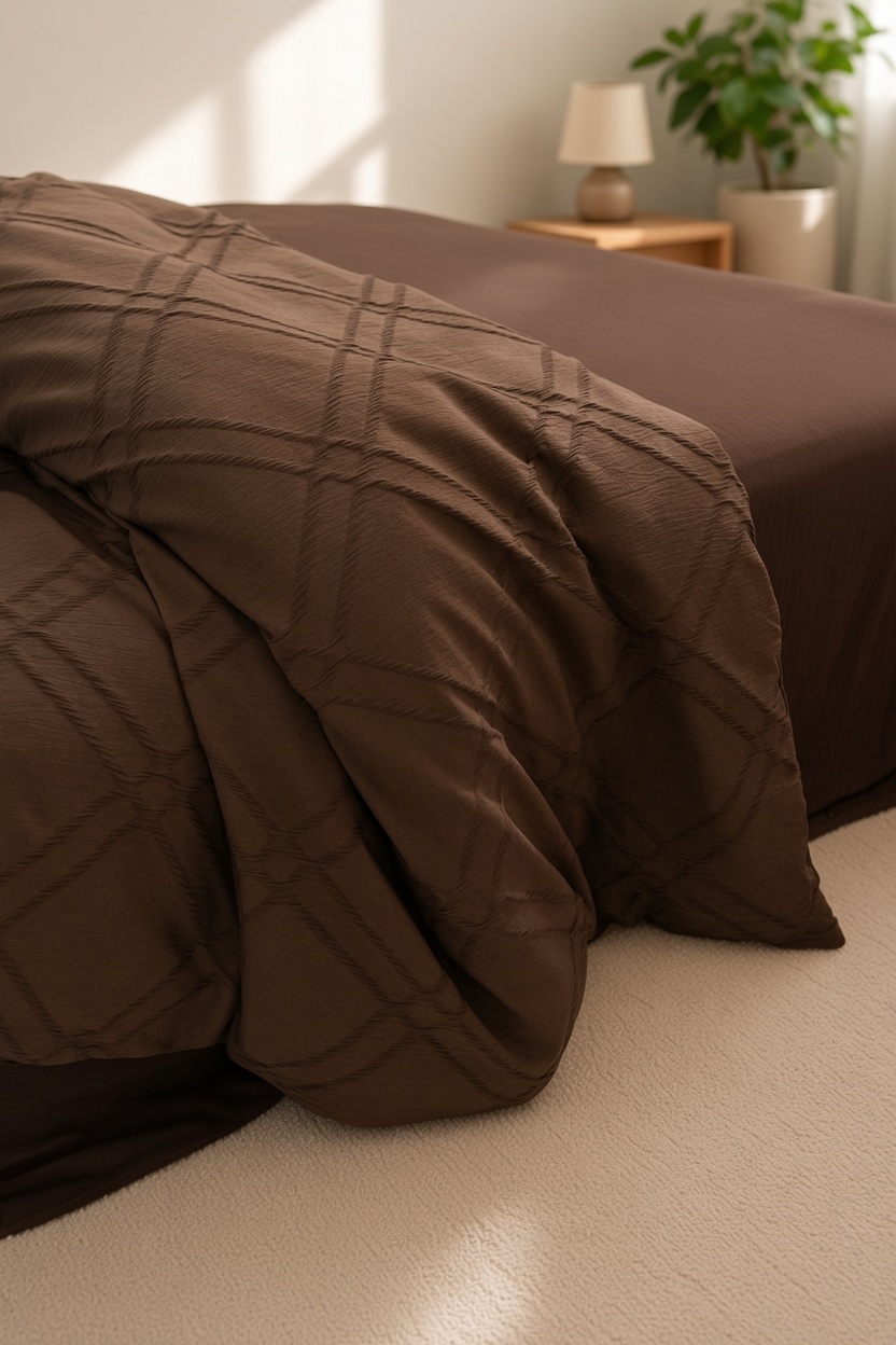 Geometric Cotton Jacquard Breathable Bedding Set