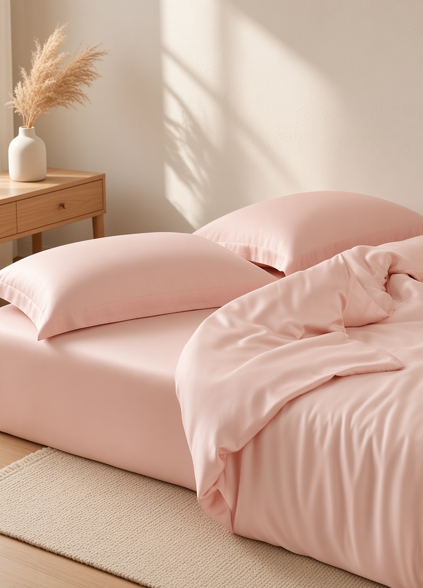 Solid Tencel Silky Bedding Set