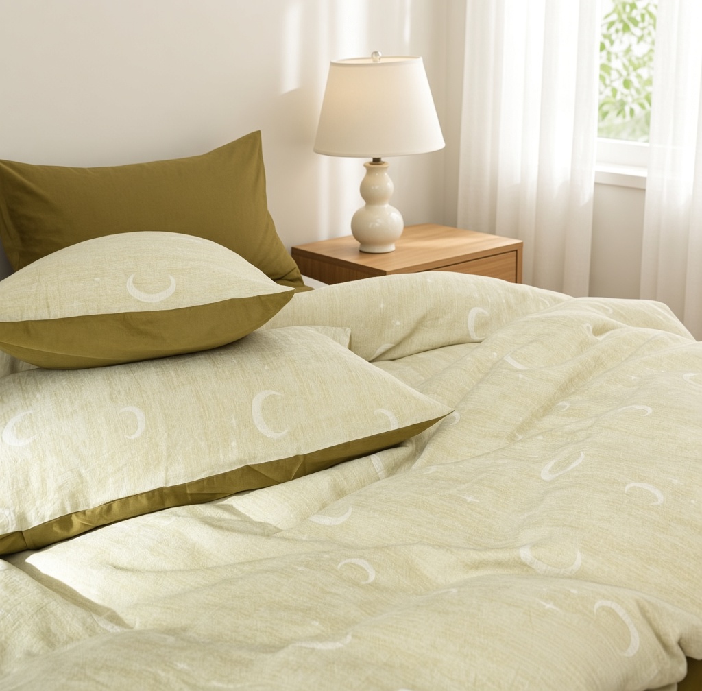 Vintage Long Staple Cotton Jacquard Silky Bedding Bundle