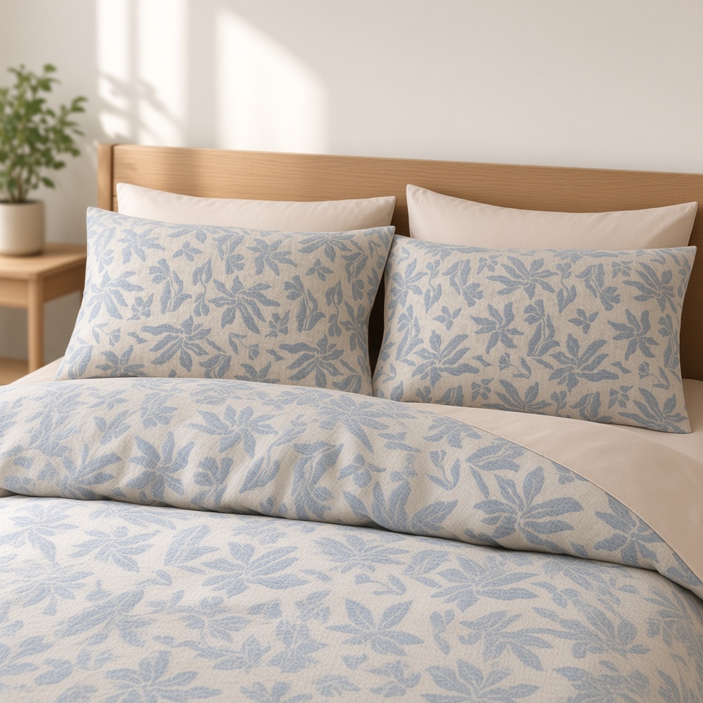 Vintage Long Staple Cotton Jacquard Silky Bedding Bundle