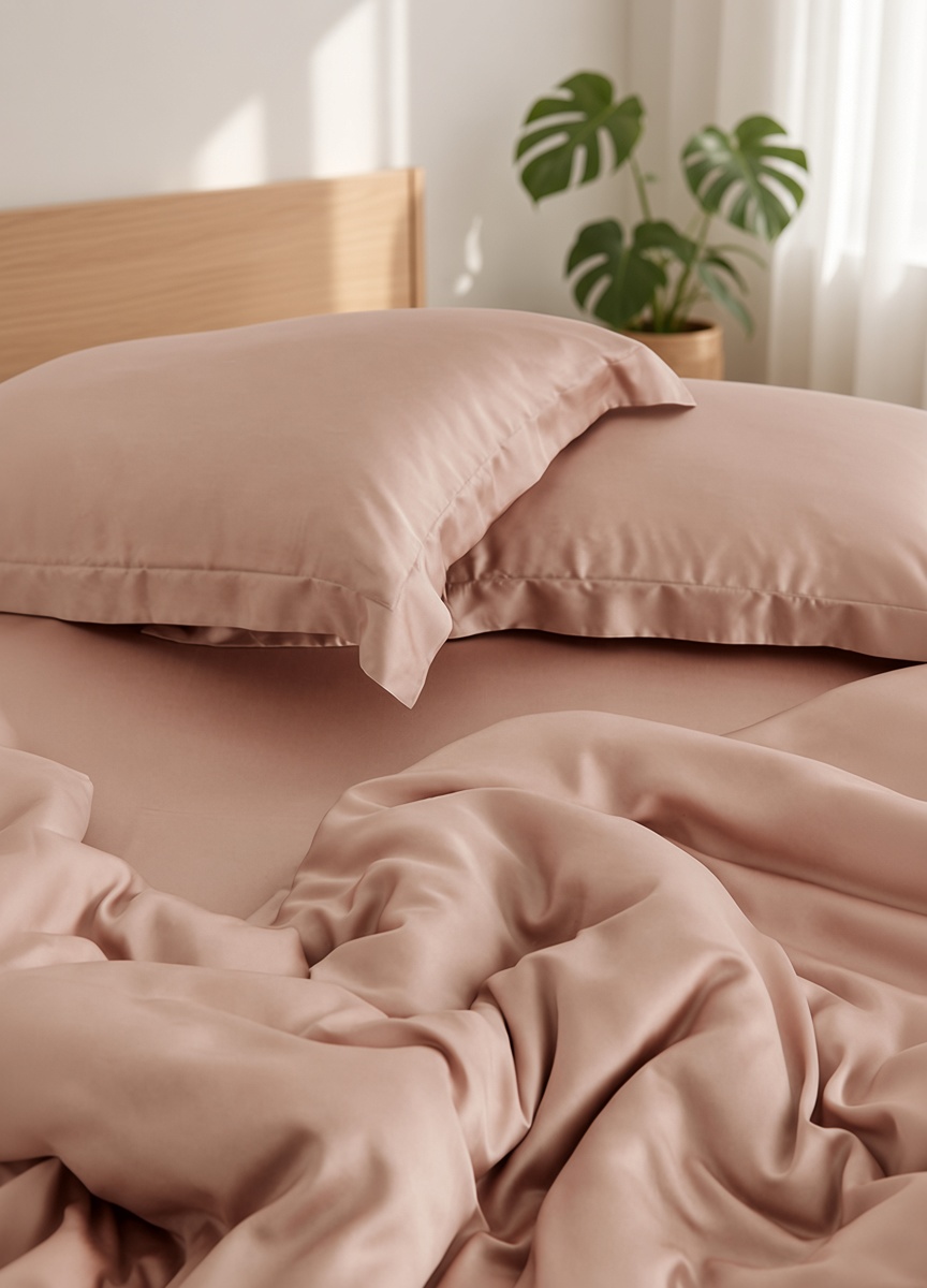 Solid Tencel Silky Bedding Set