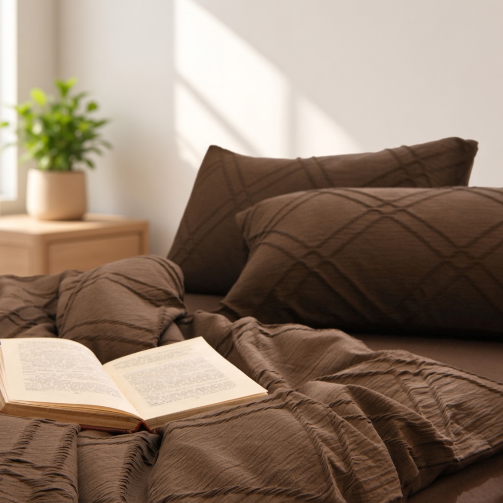 Minimalist Geometric Cotton Jacquard Bedding Set