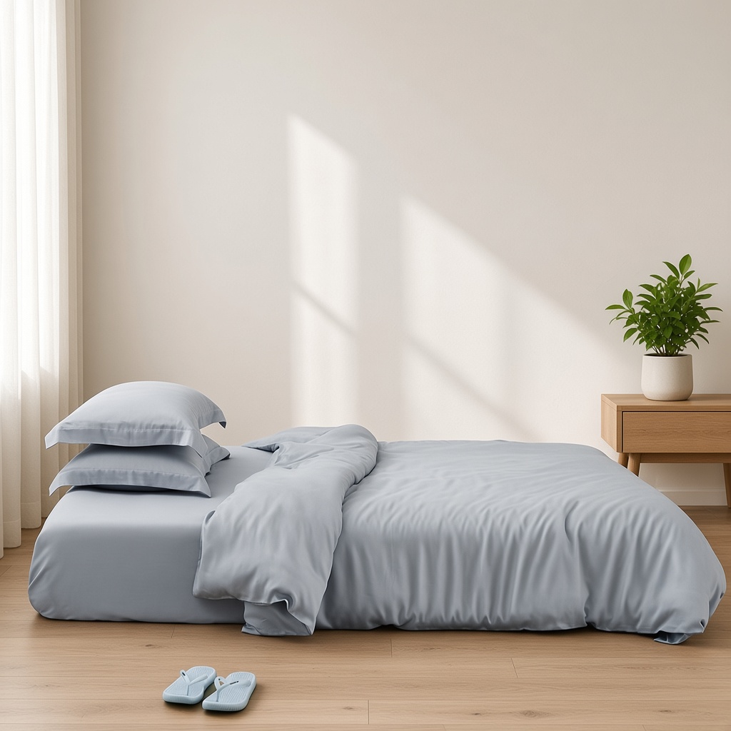 Solid Tencel Silky Bedding Set