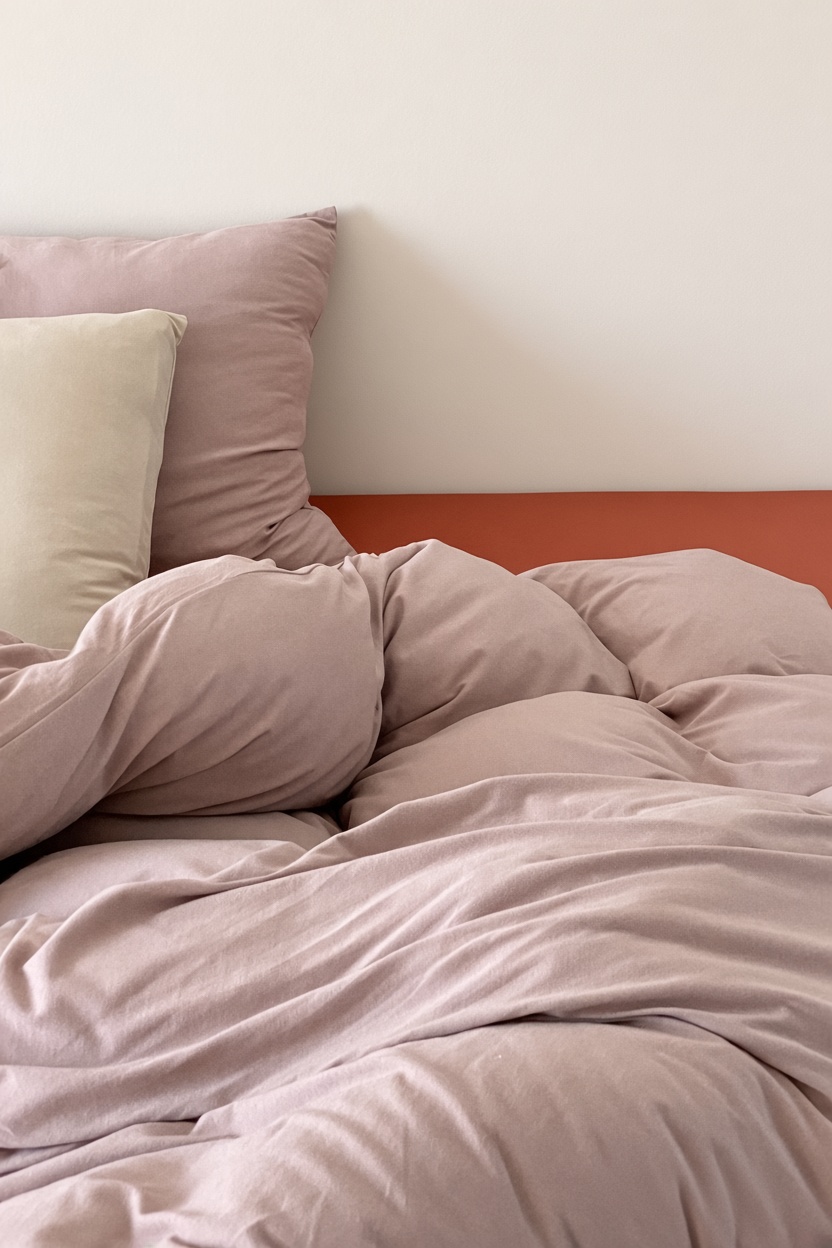 Mixed Color Jersey Knit Breathable Bedding Set