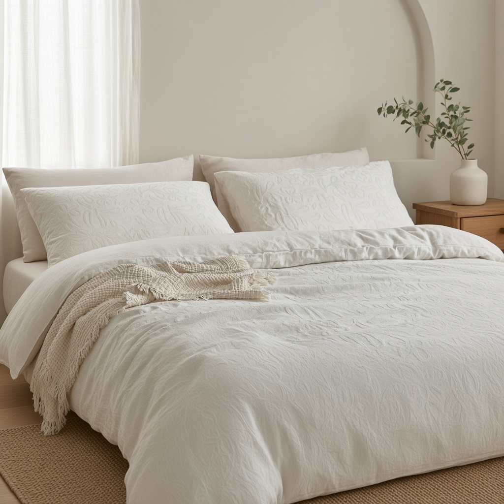 Tencel Cotton Jacquard Moisture-Wicking Bedding Set