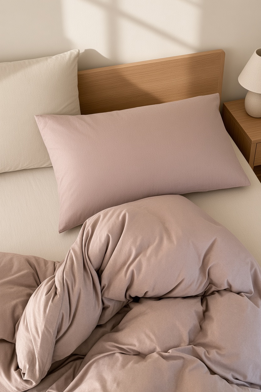 Warm Tone Jersey Knit Bedding Set