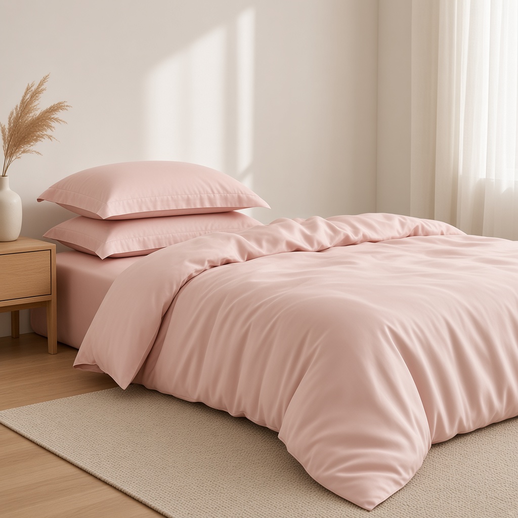 Solid Tencel Silky Bedding Set