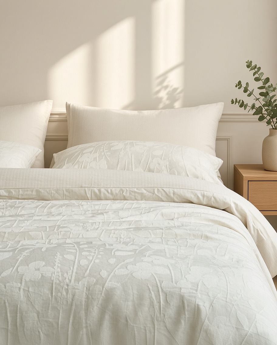 Tencel Cotton Jacquard Breathable Bedding Set