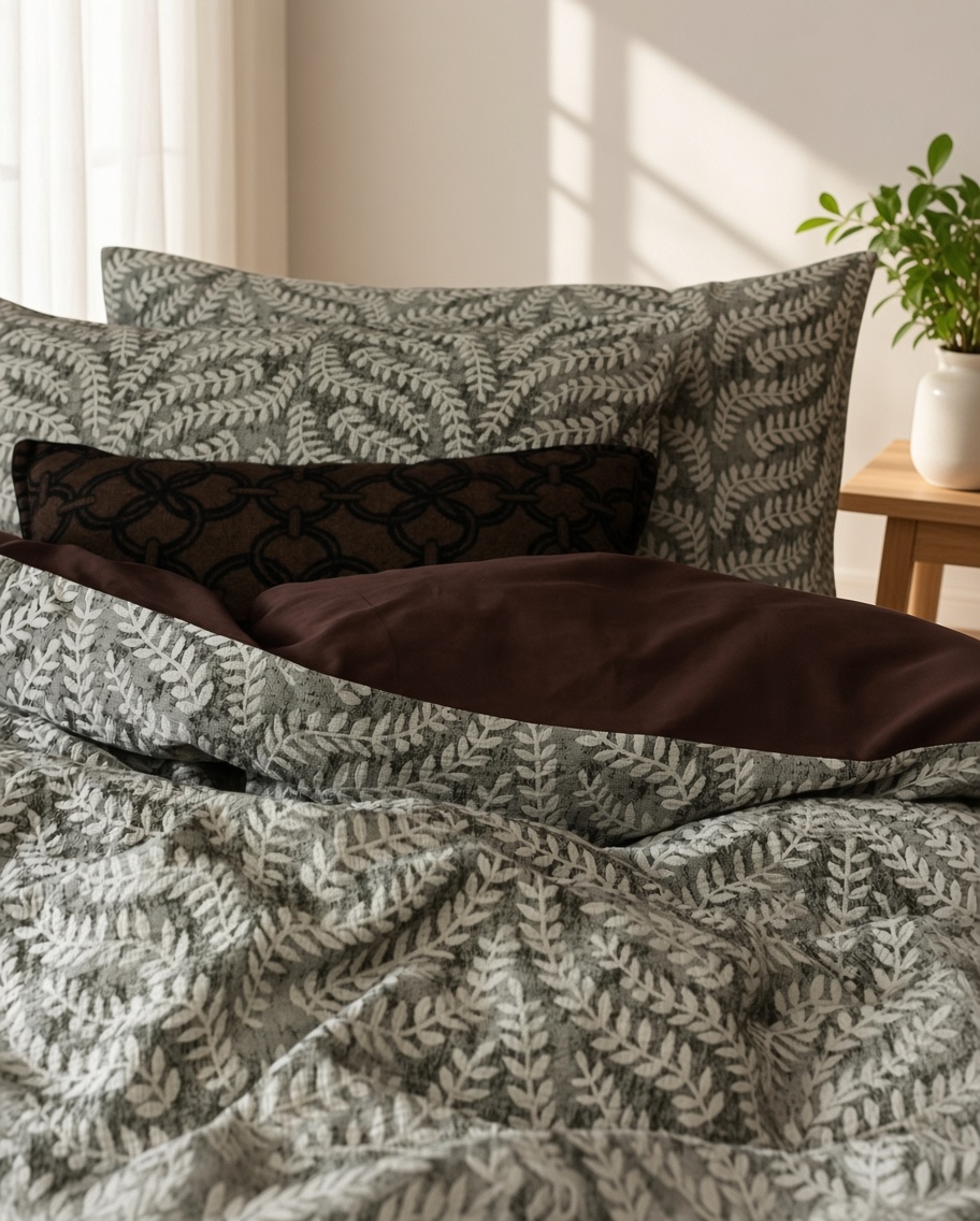 Vintage Long Staple Cotton Jacquard Silky Bedding Bundle