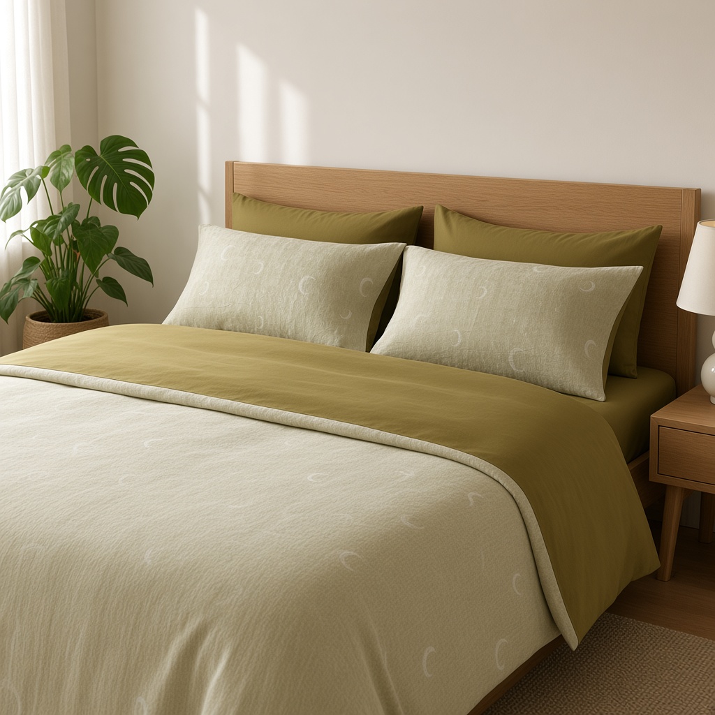 Vintage Long Staple Cotton Expertly Woven Jacquard Silky Bedding Set
