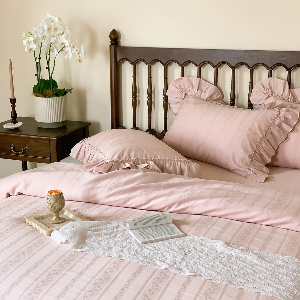 Floral Ruffle Bedding Bundle