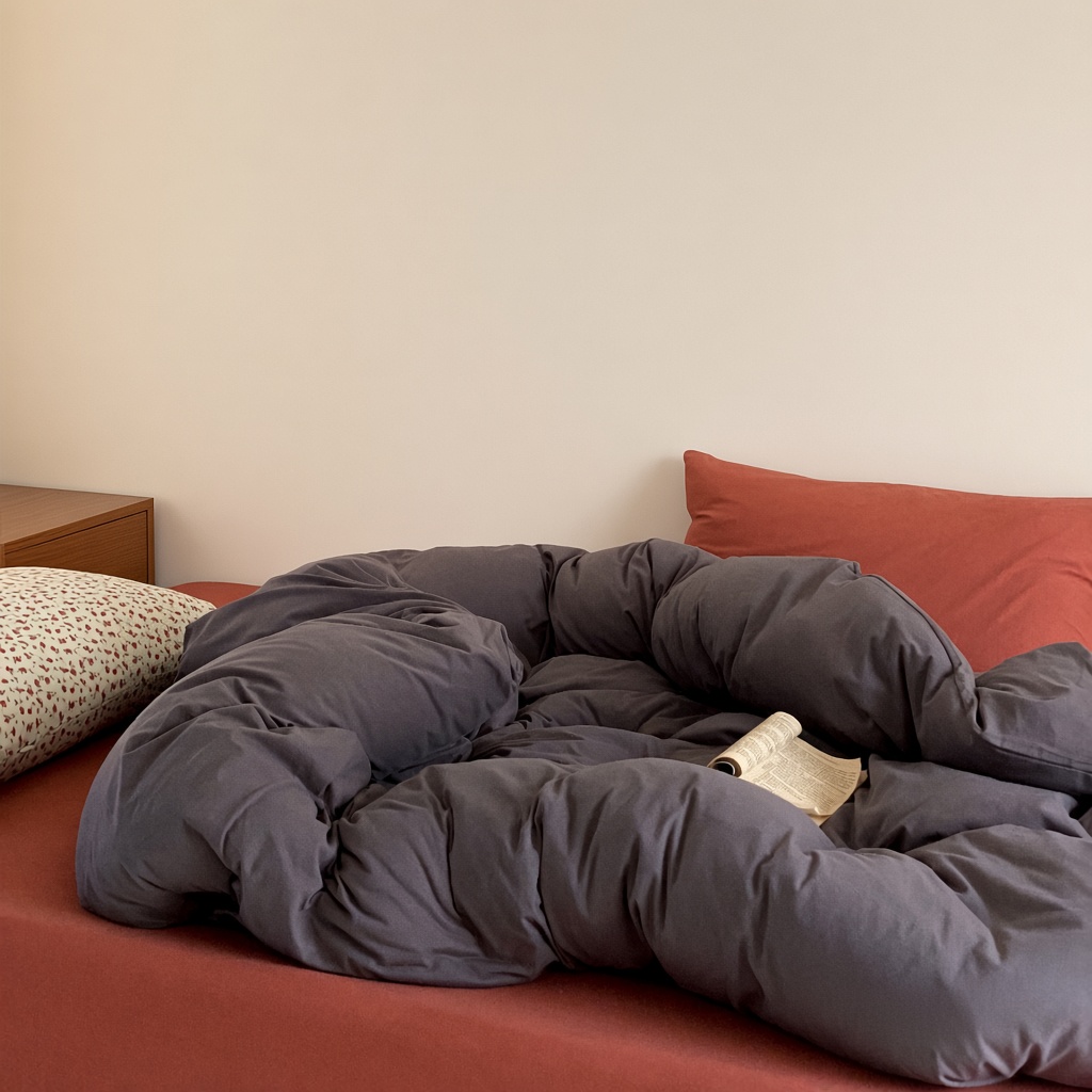 Warm Tone Jersey Knit Bedding Set