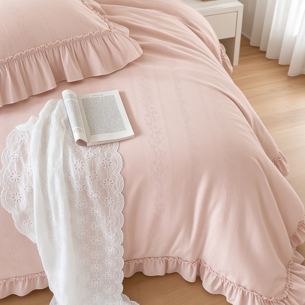 Floral Ruffle Bedding Bundle