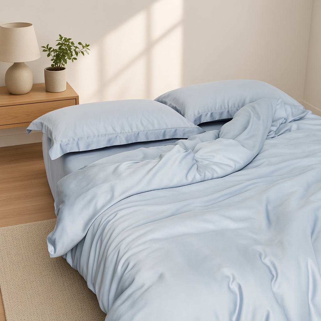 Solid Tencel Silky Bedding Set